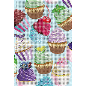 Diamond Art Foam Board 20x30 cm - cupcake