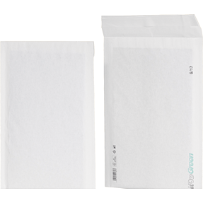 Boblekonvolut - hvid