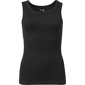 VRS dame basis tanktop str. S - sort