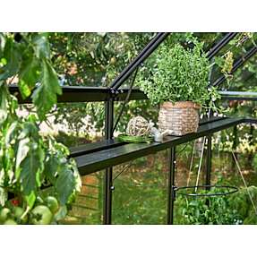 Juliana integreret lamelhylde - sort