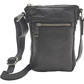 Skind halspung - sort