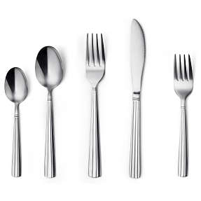 Marie Sohl Classic bestiksæt -  Blankt stål