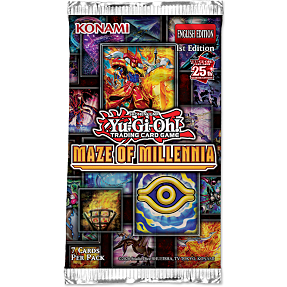 Yu-Gi-Oh Maze of Millennia samlekort boosterpakke