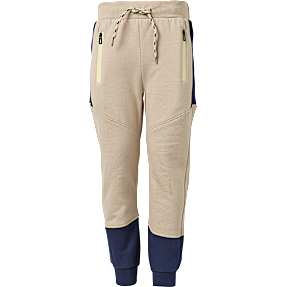 VRS børne sweatpants str. 104 - beige/blå