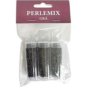 Perlemix - grå