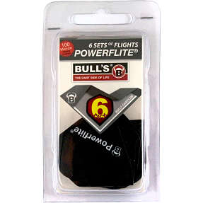 Bull's Powerflites 6-pack - sort