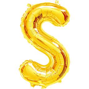 Folieballon "S" 35 cm - Guld