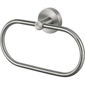 Haceka Kosmos håndklædering - børstet stål