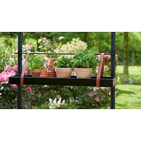 Juliana aftagelig drivhushylde - sort