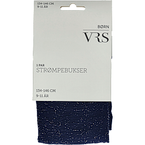 VRS børne strømpebukser str. 6-8 år - blå