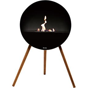 Le Feu Eye - sort med ben i røget eg