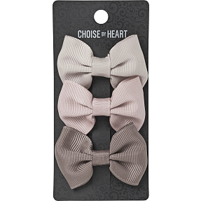 CBYH børne 3 stk næb med sløjfe - mix