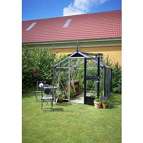 Juliana Compact drivhus - Aluminium