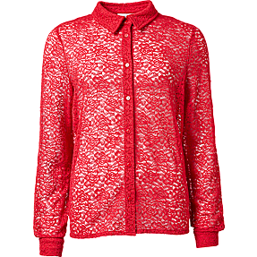 VRS dame skjorte str. M - rød