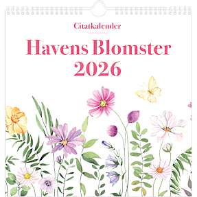 Kalender 2026 - Danmarks blomster