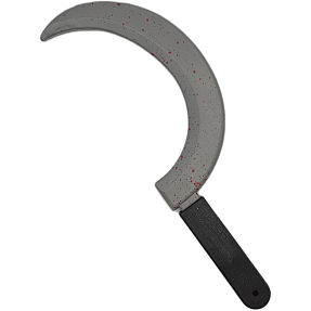 Halloween stor kniv L: 45 cm - flere varianter - assorteret