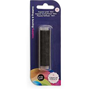 Polyester sytråd - sort