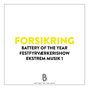 Aflysningsforsikring Of The Year festfyrværkerishow Ekstrem Musik 1