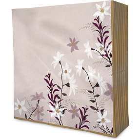 Mønstrede servietter 33x33 cm 20-pak