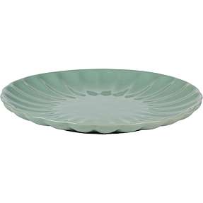 Desserttallerken 20 cm - grøn