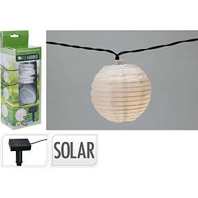 Ophelia solar lyskæde - hvid