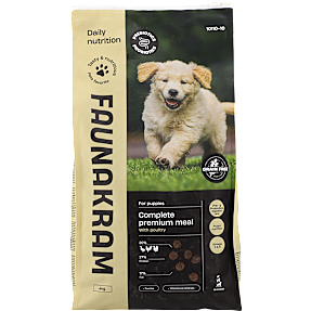 Tørfoder m. fjerkræ kornfri hvalp