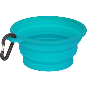 Hunderejseskål 1 liter  - blå