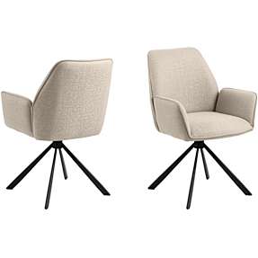 Glenda spisebordsstol - beige