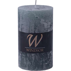 Windsor rustikt bloklys 7x12 cm - antikgrøn