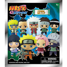 Naruto skumnøglering ca. 6,5 cm – flere varianter – assorteret