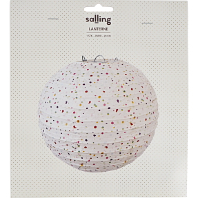 Papirslanterne Ø:20 cm - Hvid