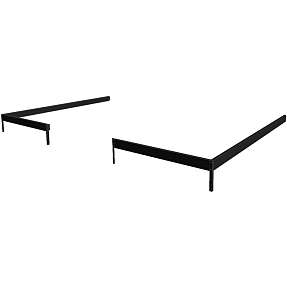 Juliana drivhussokkel til Veranda 12,9 m² - sort