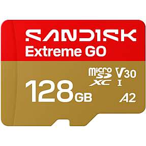 SanDisk MicroSD Extreme GO hukommelseskort - 128GB