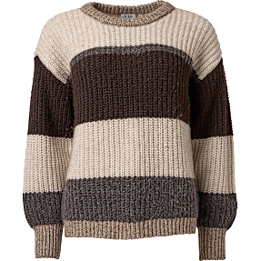 VRS dame striktrøje str. M - multifarvet