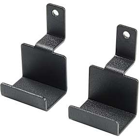 Sort krog til akustikpanel - 2 stk.