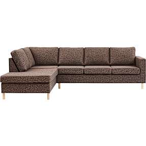 Oslo venstrevendt open-end sofa - brun