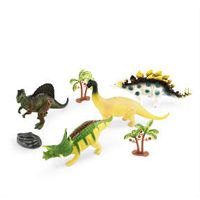 Keycraft dinosaur legesæt 6-pak - flere varianter - assorteret