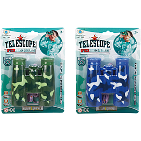 Børnekikkert - camouflage - flere varianter - assorteret