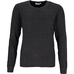 VRS dame striktrøje str. L - grå