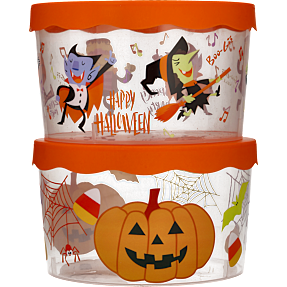 Halloween madopbevaringsboks - flere varianter - assorteret