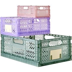 Salling foldekasse m. glitter – flere varianter – assorteret