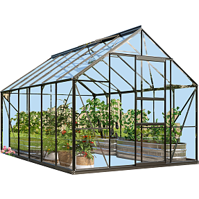 Vitavia Merkur 9900 drivhus m. sokkel - sort