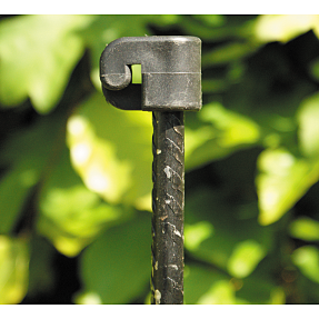 HORTUS tentorpæl Ø10x145 cm - sort - 10 stk.