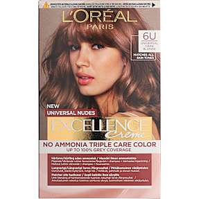 Universal Nudes permanent hårfarve 6U Dark Blonde u. ammoniak