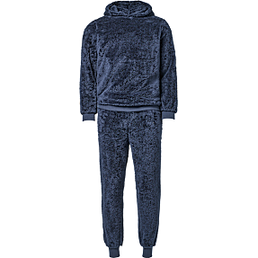 VRS herre fleece sæt str. S - mørkeblå