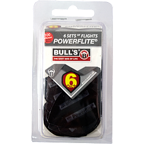 Bull's  Powerflite dart flights 6-pak