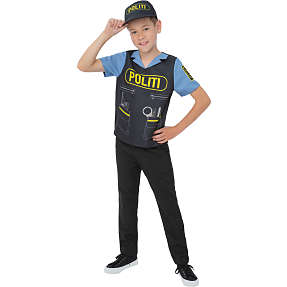 Politibetjent kostume