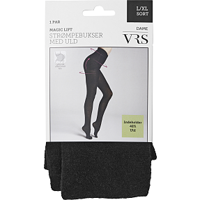 VRS strømpebukser magic lift str. L/XL - sort