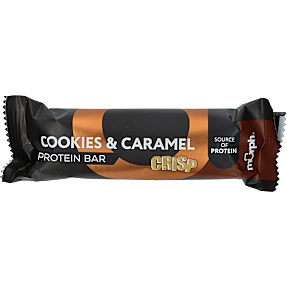 Proteinbar m. cookiesmag og karamel