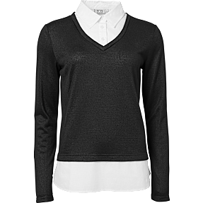 VRS dame top str. L - sort